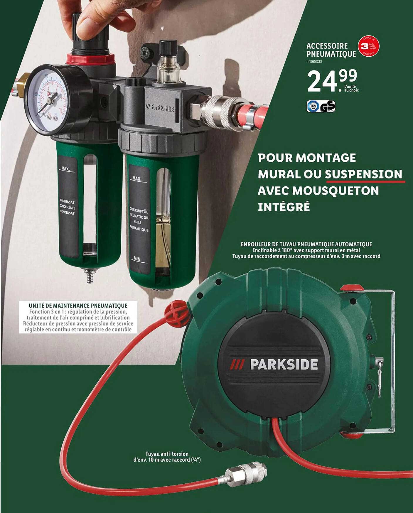 Accessoire Pneumatique Parkside