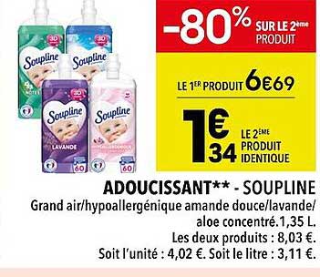 Adoucissant - Soupline