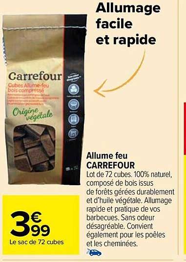 allume feu carrefour