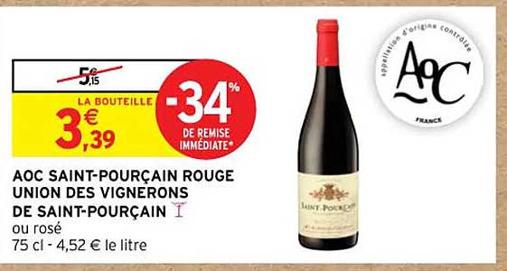 aoc saint-pourçain rouge union des vignerons de saint-pourçain