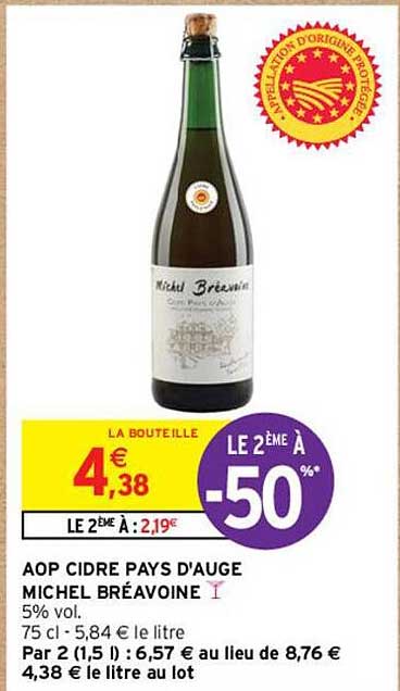 aop cidre pays d'auge michel bréavoine