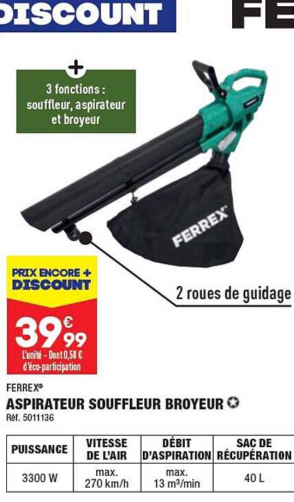 Aspirateur Souffleur Broyeur Ferrex