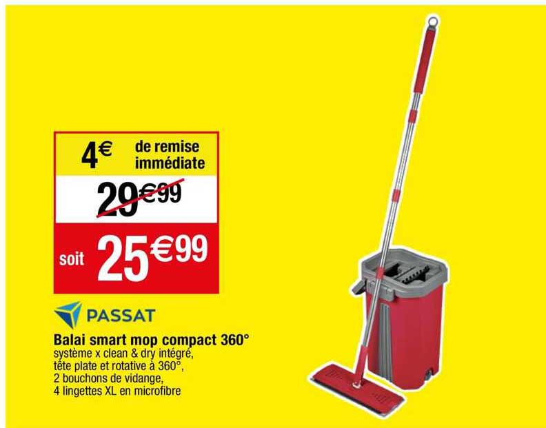 balai smart mop compact 360° passat