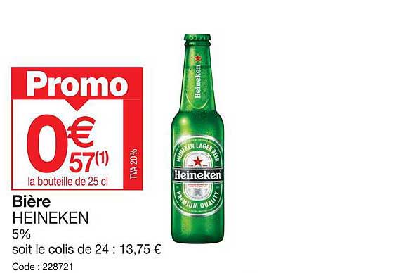 Bière Heineken