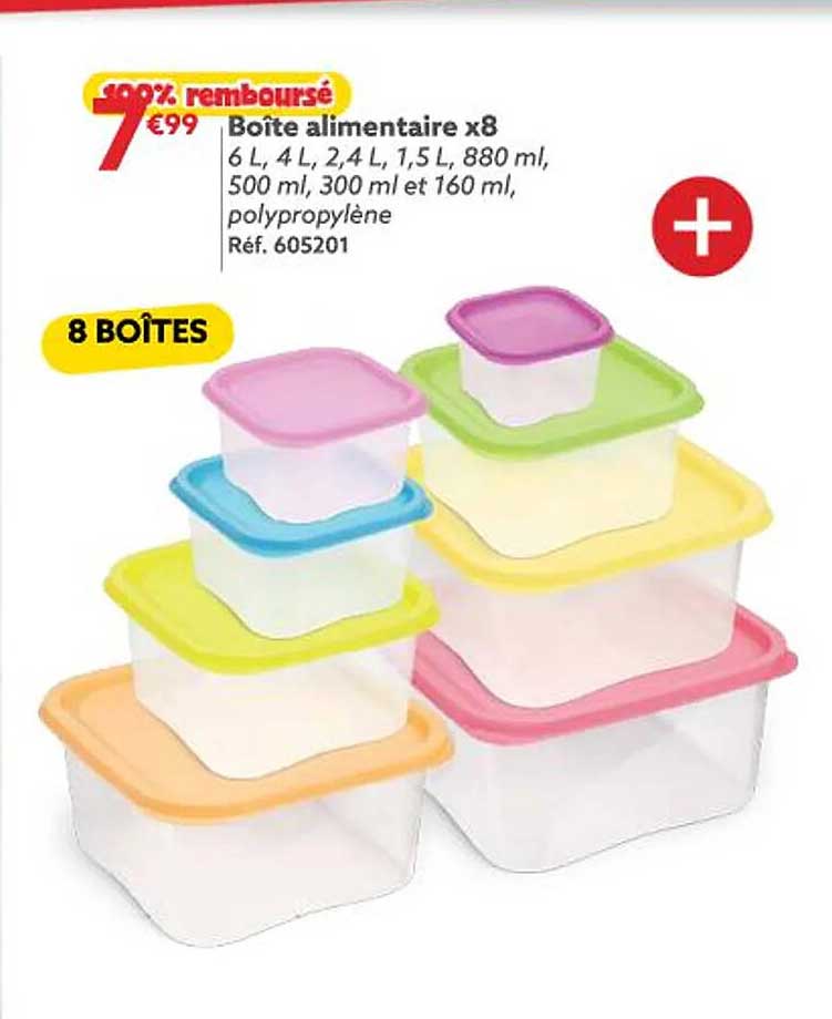 Boîte Alimentaire X8