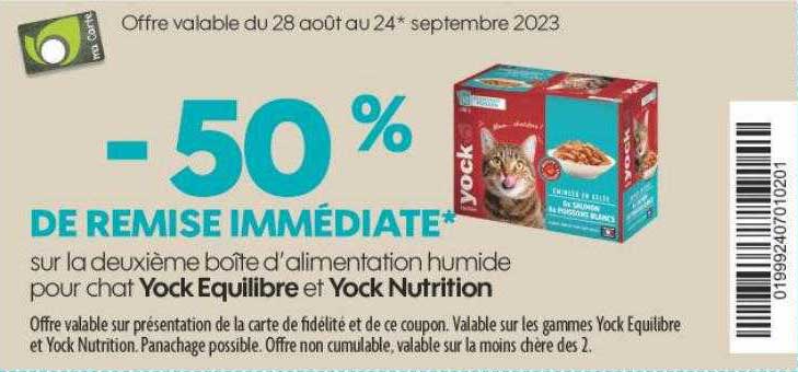 boîte d'alimentation humide pour chat yock équilibre et yock nutrition