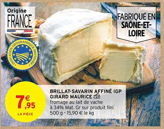 brillat-savarin affiné igp girard maurice