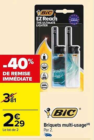 briquets multi-usages bic