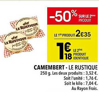 Camembert - Le Rustique