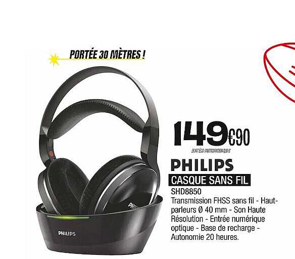 Casque Sans Fil Philips