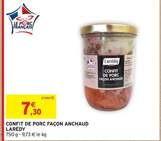 confit de porc façon anchaud larédy
