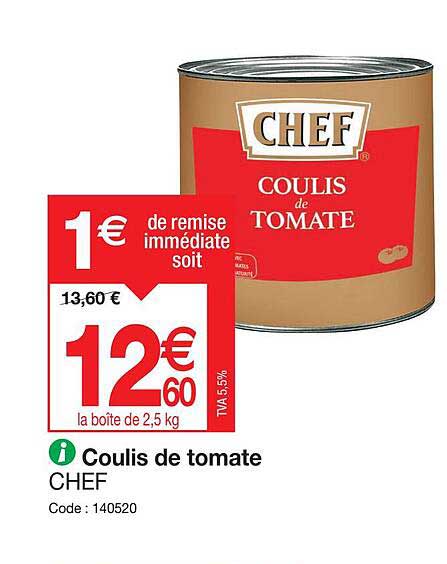 Coulis De Tomate Chef