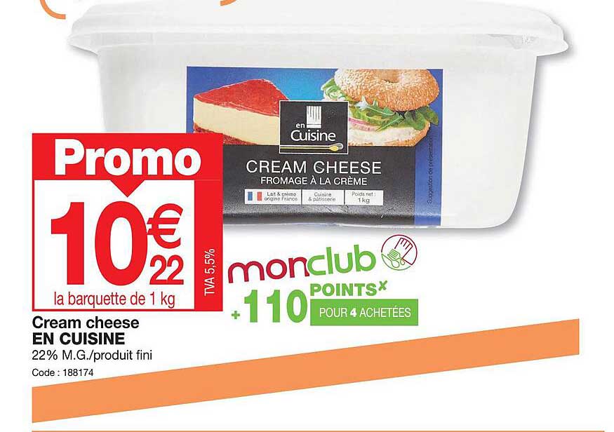 cream cheese en cuisine