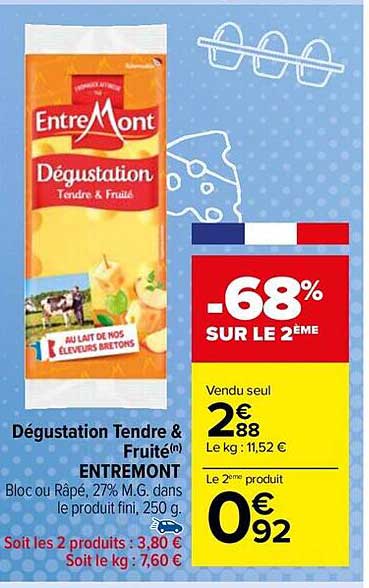 dégustation tendre & fruité entre mont