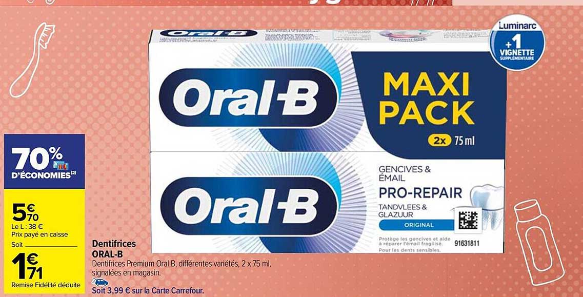 dentifrices oral-b