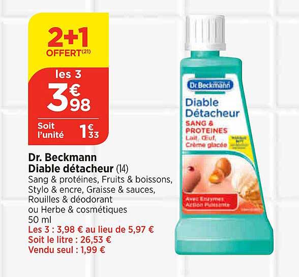 dr. beckmann diable détacheur