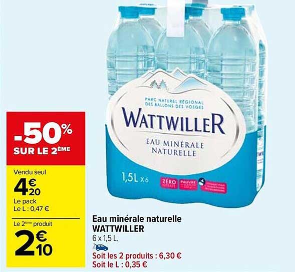Eau Minérale Naturelle Wattwiller
