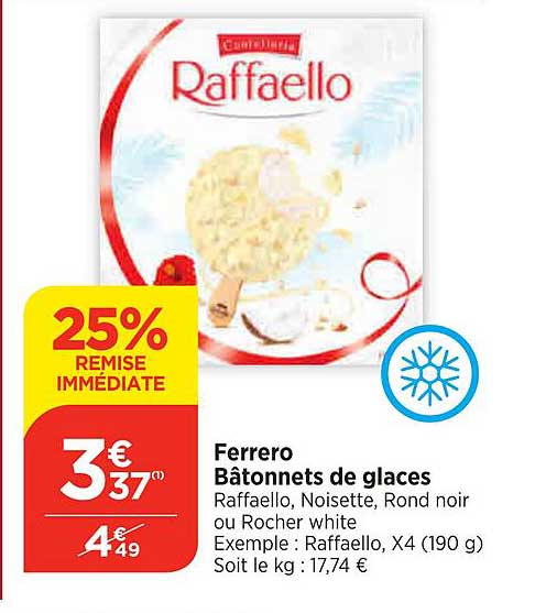 Ferrero Bâtonnets De Glaces