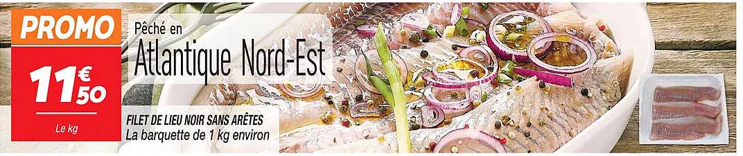 filet de lieu noir sans arêtes