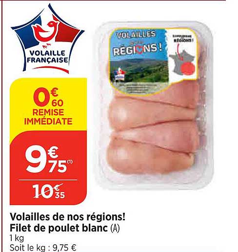 Filet De Poulet Blanc Volailles De Nos Régions!