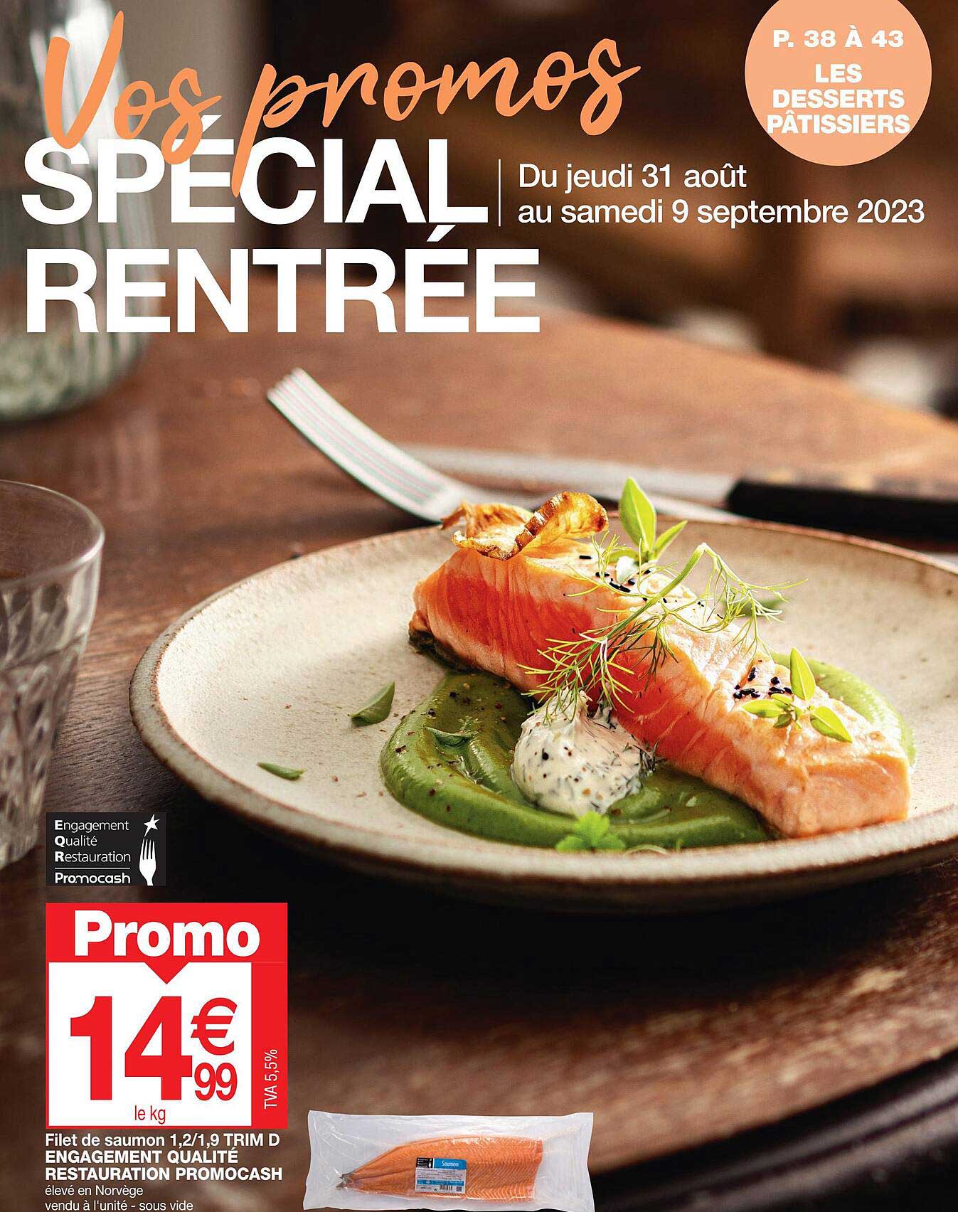 filet de saumon 1,2 / 1,9 trim d engagement qualité restauration promocash