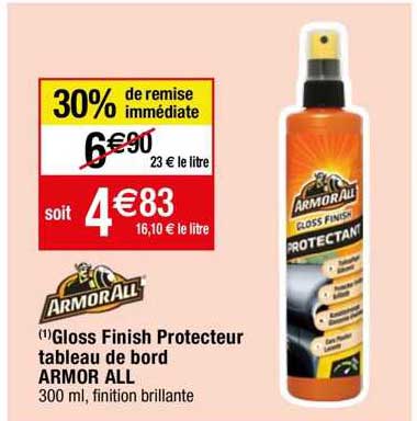 gloss finish protecteur tableau de bord armor all