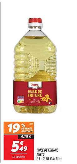 Huile De Friture Netto