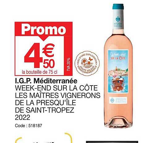 i.g.p. méditerranée week-end sur la côte les maîtres vignerons de la presqu'île de saint-tropez 2022