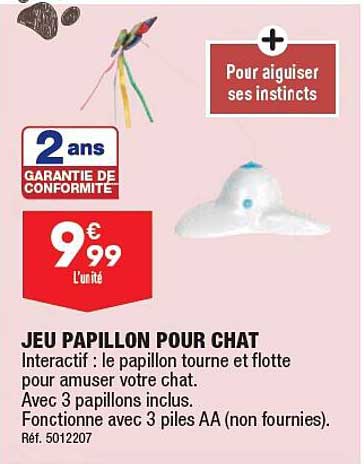 Jeu Papillon Pour Chat