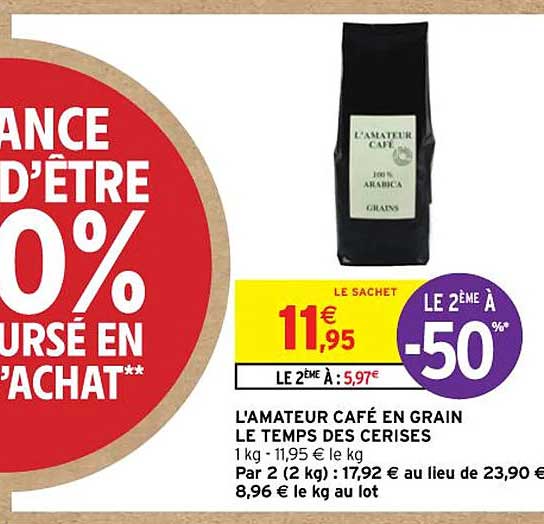 L'amateur Café En Grain Le Temps Des Cerises