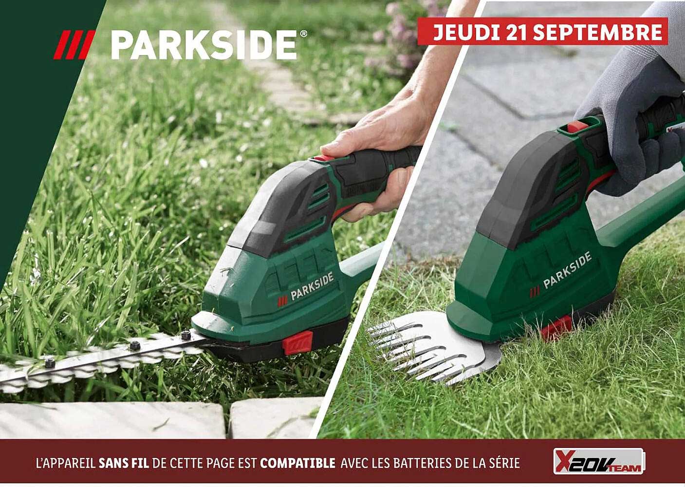 l'appareil sans fil parkside