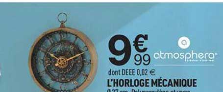 l'horloge mécanique atmosphera