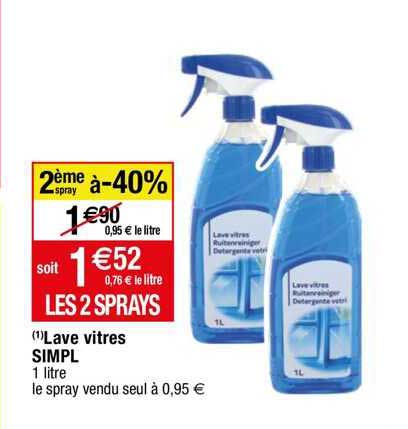 lave vitres simpl