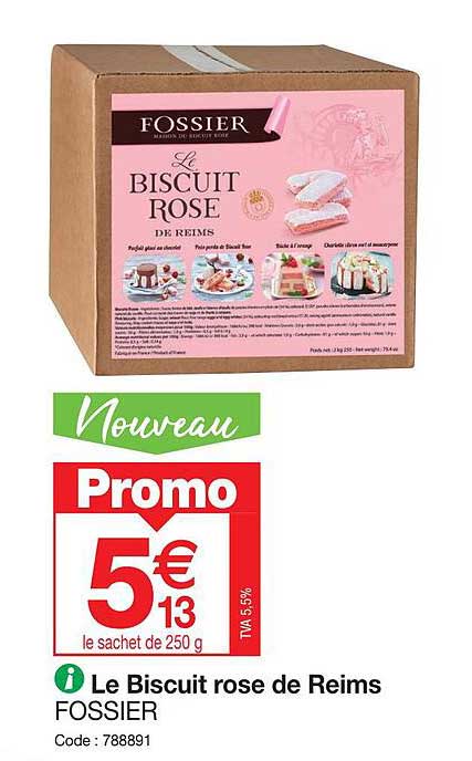 le biscuit rose de reims fossier