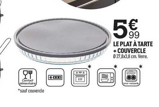Le Plat à Tarte + Couvercle