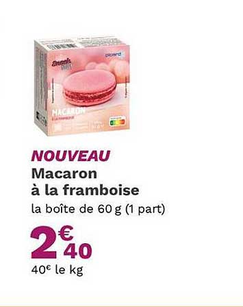 Macaron à La Framboise
