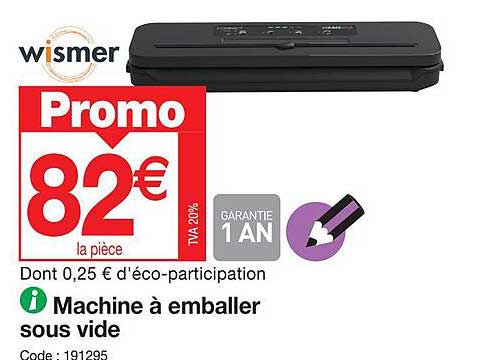 Machine à Emballer Sous Vide