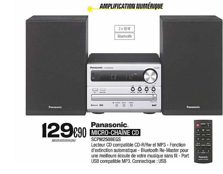 micro-chaîne cd panasonic