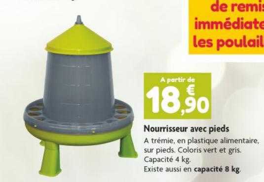 nourrisseur avec pieds