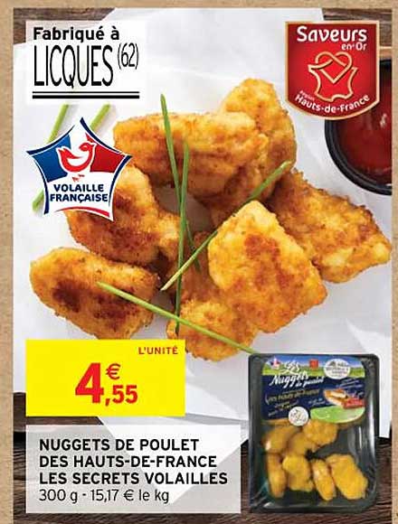 nuggets de poulet des hauts-de-france les secrets volailles