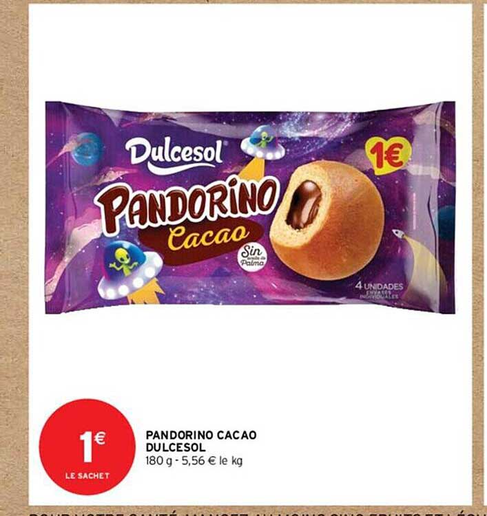 pandorino cacao dulcesol