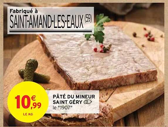 pâté du mineur saint géry le "1907"