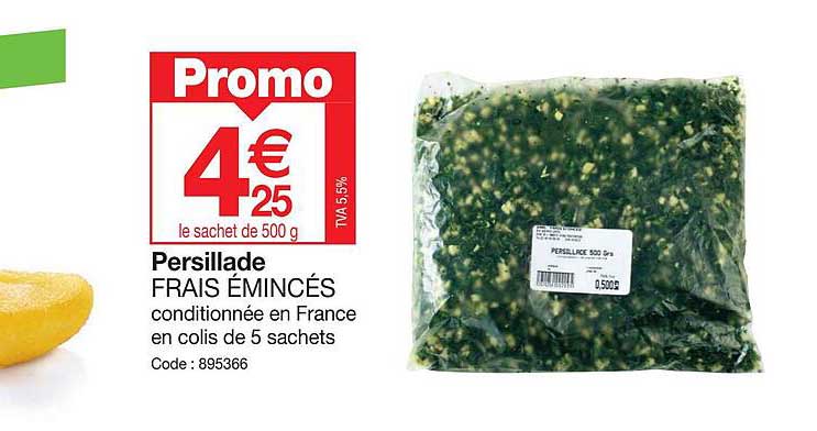 Persillade Frais émincés