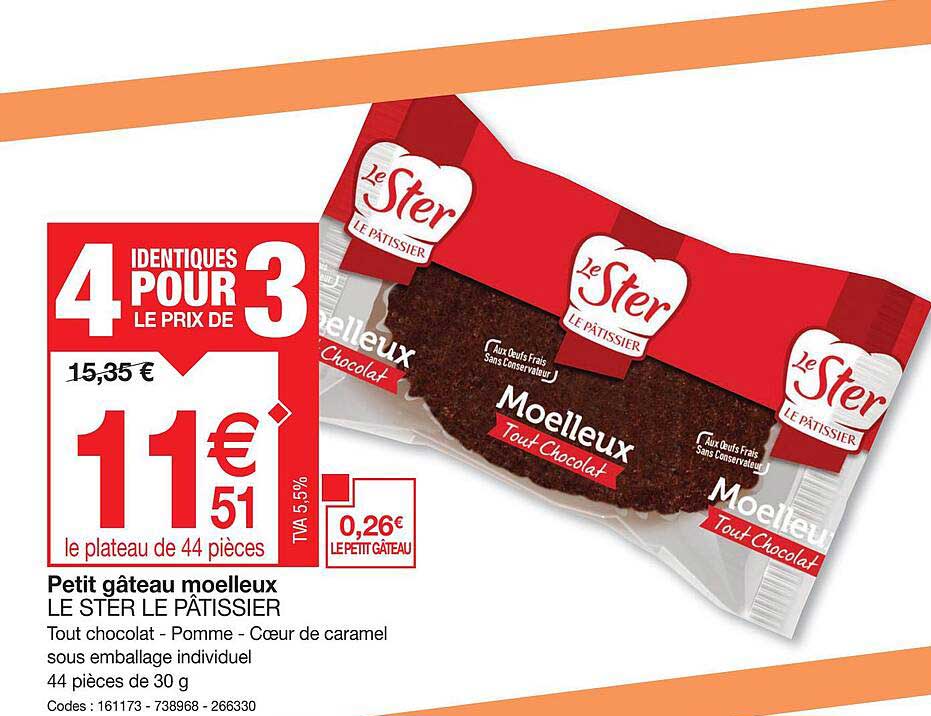 Petit Gâteau Moelleux Le Ster Le Pâtissier