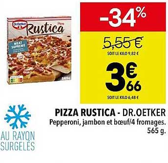 pizza rustica - dr. oetker