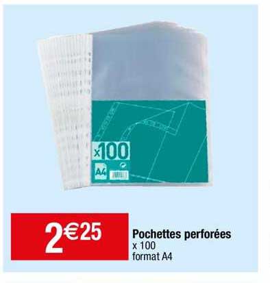 Pochettes Perforées
