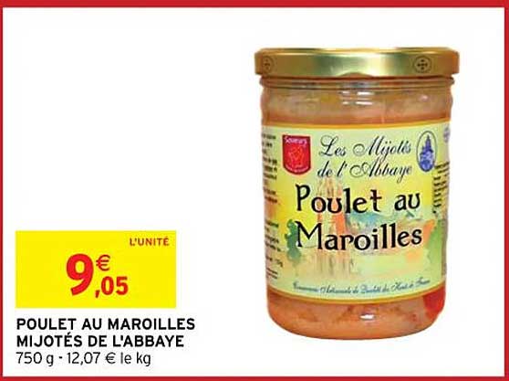 poulet au maroilles mijotés de l'abbaye