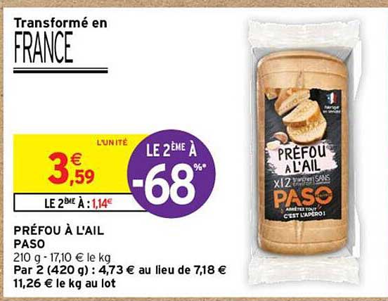 Préfou à L'ail Paso