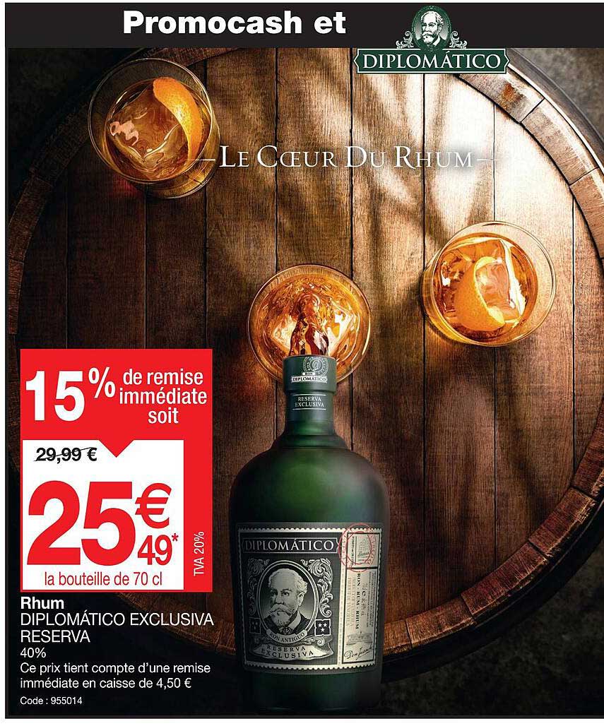 rhum diplomatico exclusiva reserva