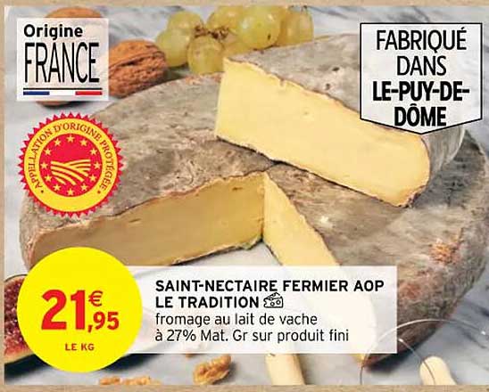 saint-nectaire fermier aop le tradition